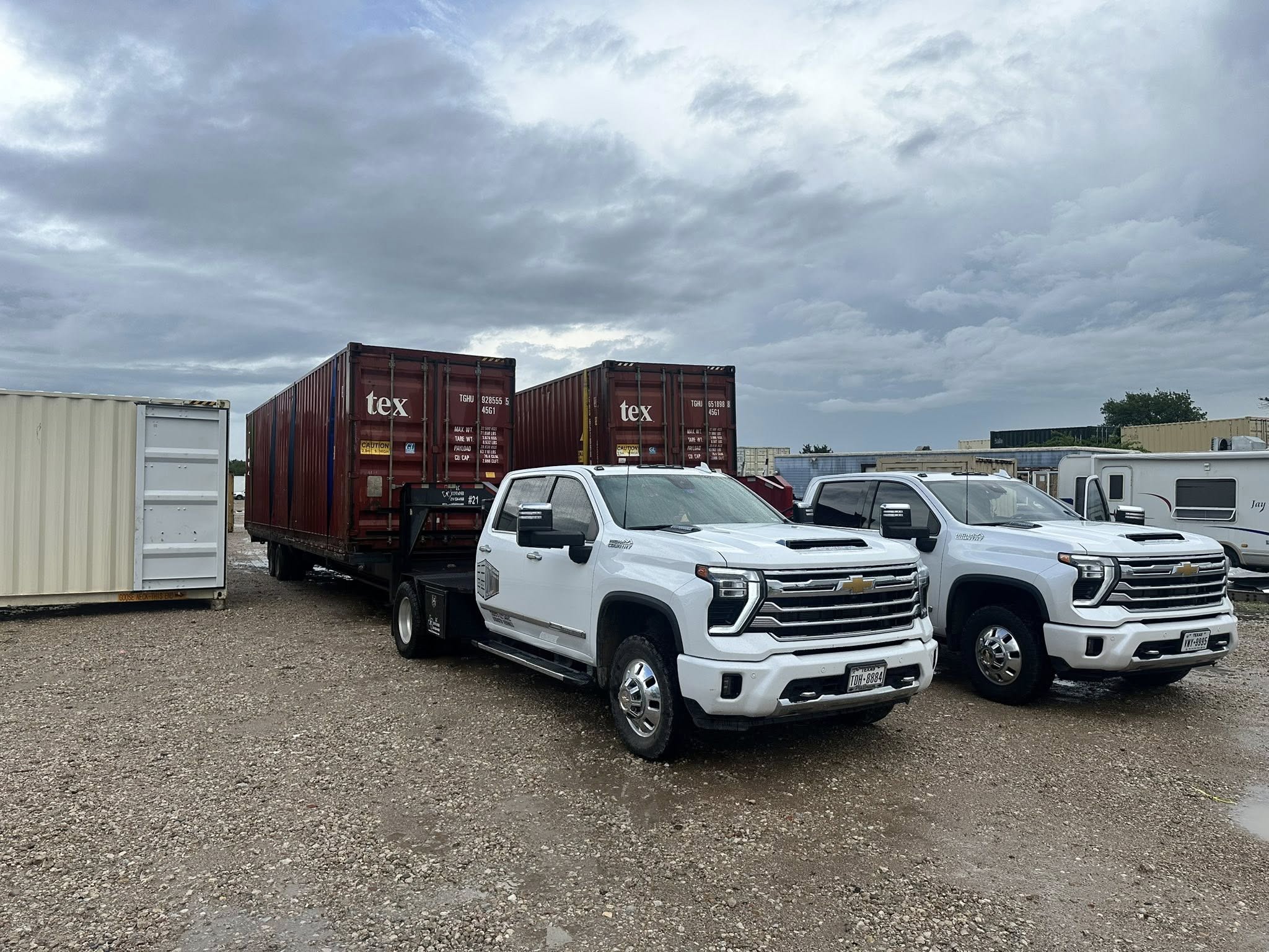 Shipping container photo from the LC Container yard in Hutchins, Texas